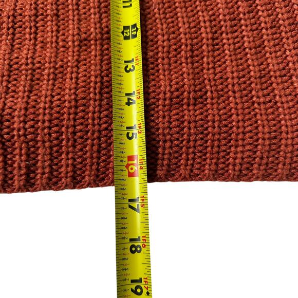 Moon & Madison Terra Cotta Knit Crop Sweater Women's Size Medium | 26-45-3 - Picture 5 of 6